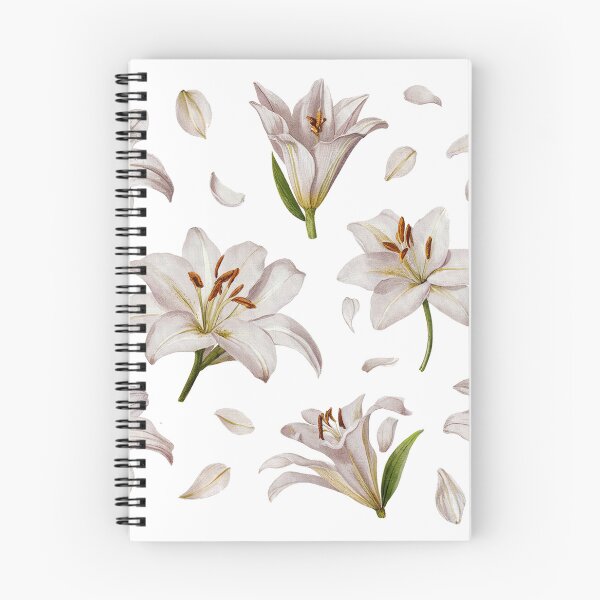 Item preview, lily Floral Falling Petals Sticker Set designed and sold by GlowinUp Shop.