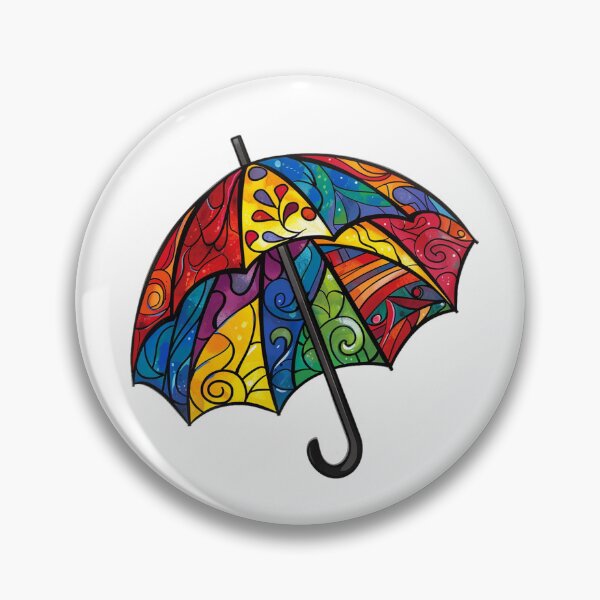 Item preview, Colorful umbrellas designed and sold by Stickermagician.