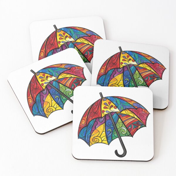 Item preview, Colorful umbrellas designed and sold by Stickermagician.