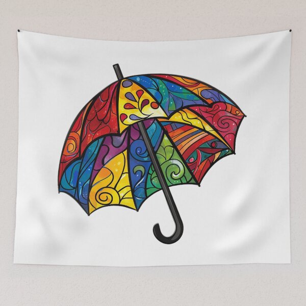 Item preview, Colorful umbrellas designed and sold by Stickermagician.