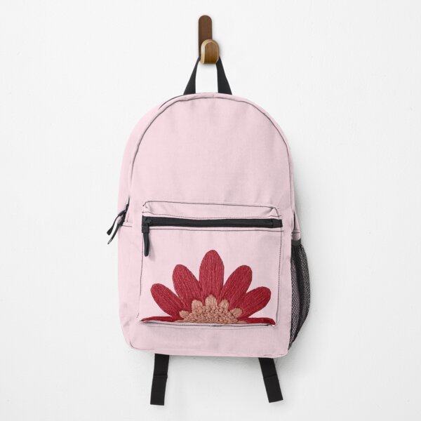 Item preview, Embroidery pink flower designed and sold by threadofgoldco.