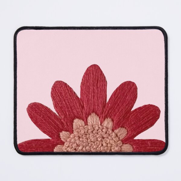 Item preview, Embroidery pink flower designed and sold by threadofgoldco.