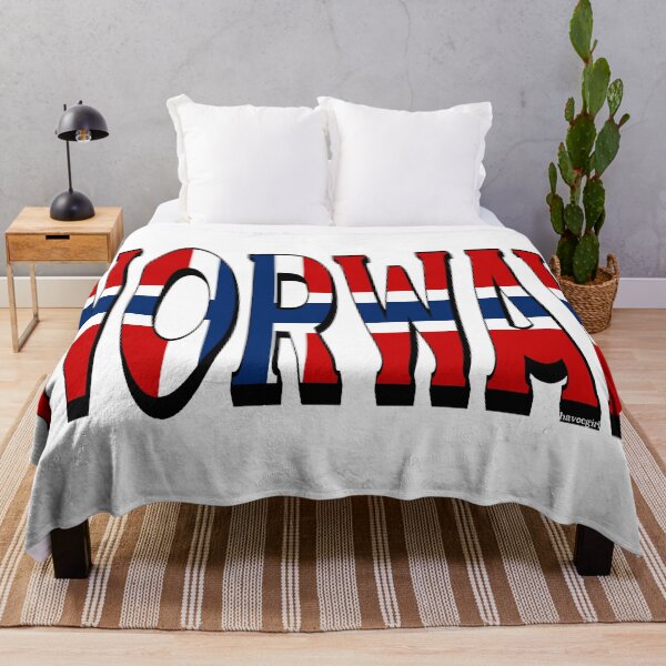 Item preview, Norway Font with Norwegian Flag designed and sold by Havocgirl.