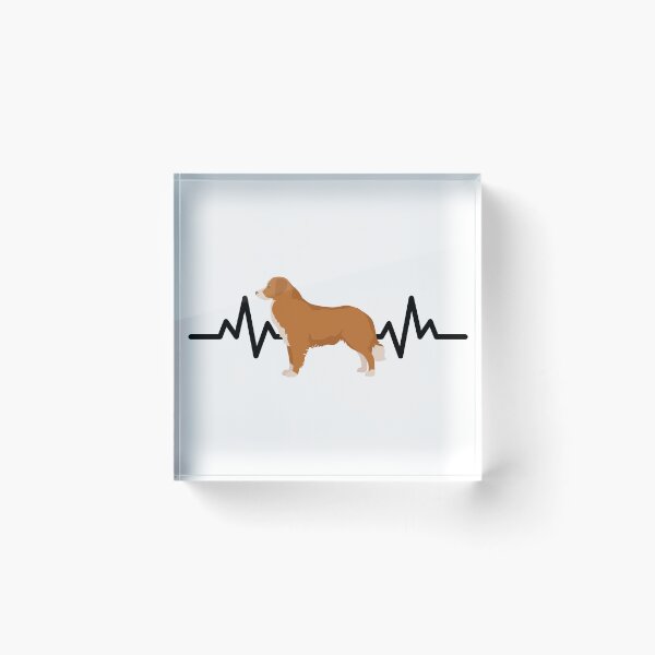 Item preview, Nova Scotia Duck Tolling Retriever Heartbeat designed and sold by TheAnimalZ00.