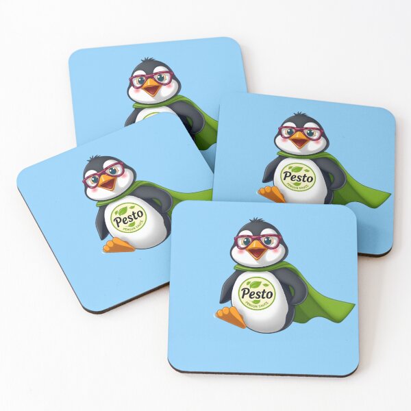 Item preview, Flying Pesto Penguin Superhero designed and sold by Dakson Design - Fantasy Art.