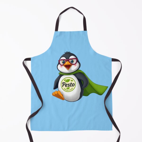 Item preview, Flying Pesto Penguin Superhero designed and sold by Dakson Design - Fantasy Art.
