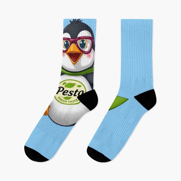 Item preview, Flying Pesto Penguin Superhero designed and sold by Dakson Design - Fantasy Art.