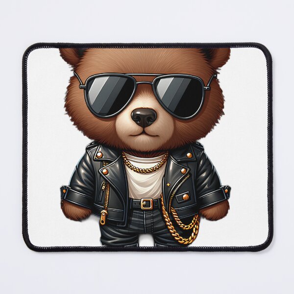Item preview, Rocker Bear with Sunglasses - Urban and Rebel Style designed and sold by VaryVibe.