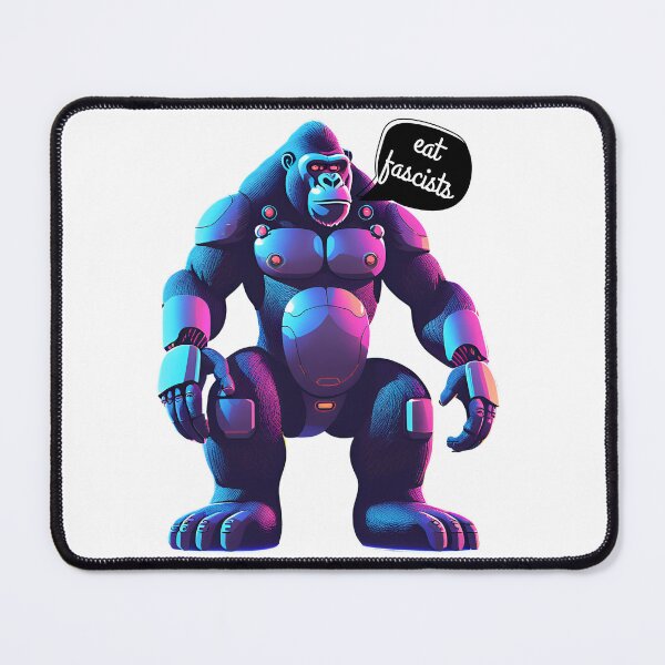 Item preview, Gorillas eat fascists! designed and sold by iam4democracy.