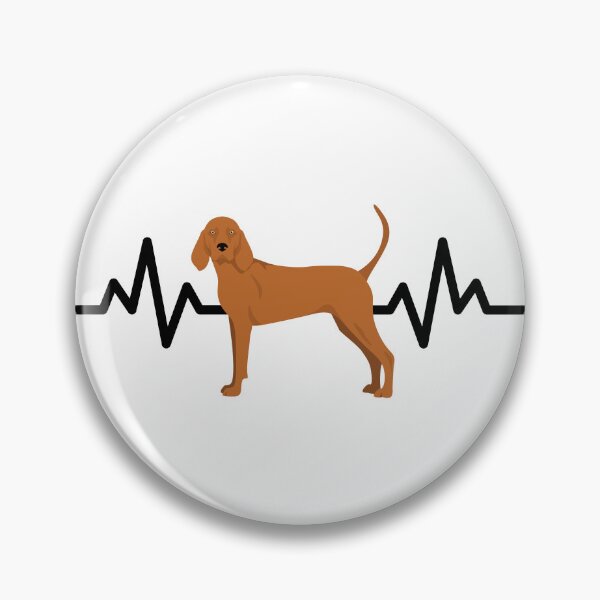 Item preview, Redbone Coonhound Heartbeat designed and sold by TheAnimalZ00.
