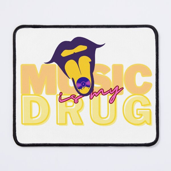 Item preview, MUSIC IS MY DRUG designed and sold by AZ-402Designs.