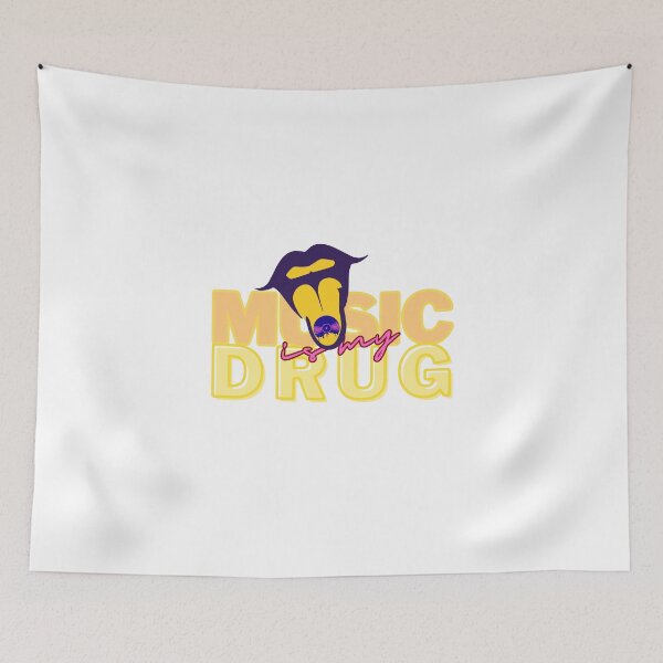 Item preview, MUSIC IS MY DRUG designed and sold by AZ-402Designs.