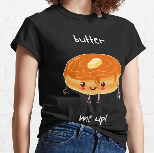 Item preview, Butter Me Up! Angry Chef Kawaii Food Animal T-Shirt designed and sold by LaughingFits.