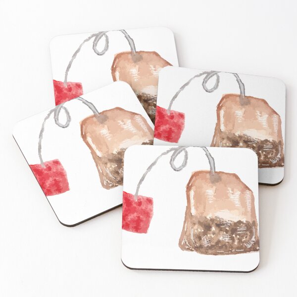 Item preview, Hand Painted Watercolor Teabag designed and sold by KLongMakes.
