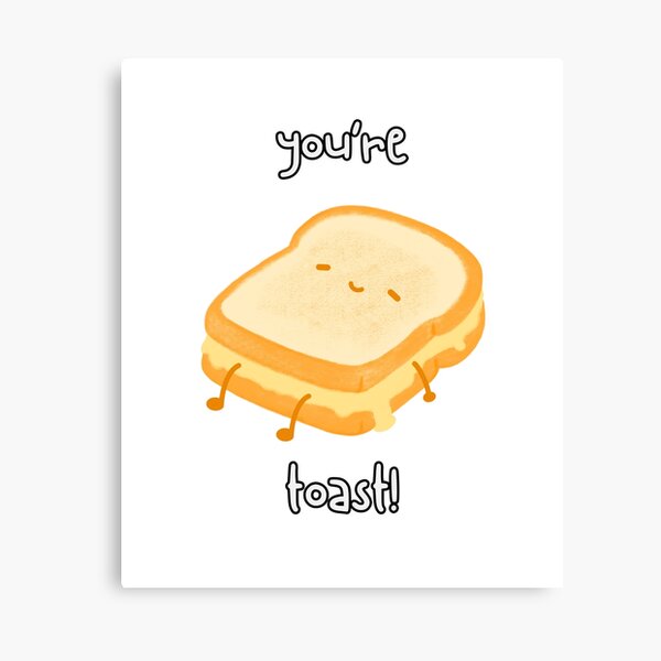 Item preview, You're Toast! Angry Chef Kawaii Food Animal T-Shirt designed and sold by LaughingFits.