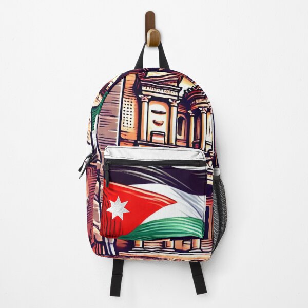 Item preview, Petra with Jordanian flag designed and sold by AL-WADI.