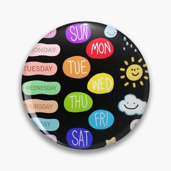 Item preview, days of the week designed and sold by zzzozzo.