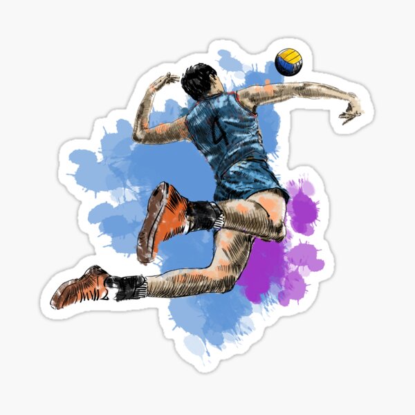 Volleyball Saque Sticker by Vôlei for iOS & Android