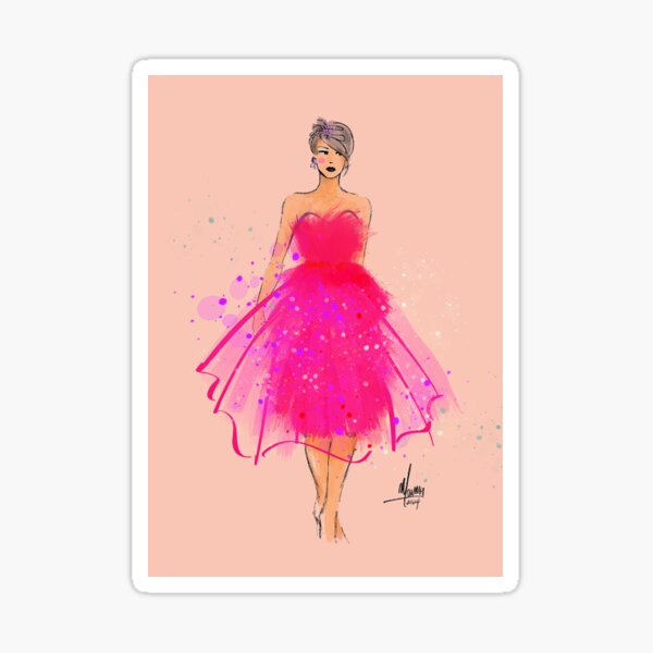 Splash of Color Sticker