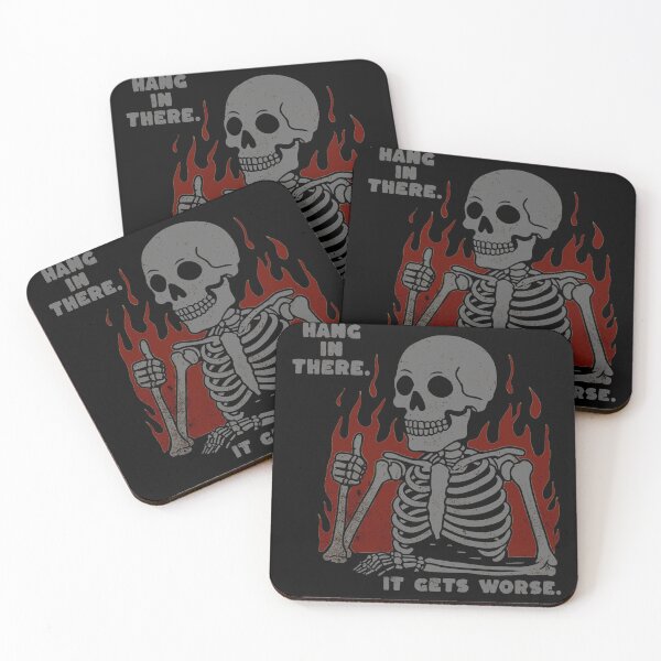 Item preview, Hang In There It Gets Worse - Existential Dread designed and sold by zptees.
