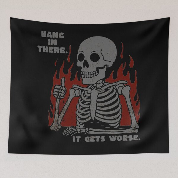 Item preview, Hang In There It Gets Worse - Existential Dread designed and sold by zptees.