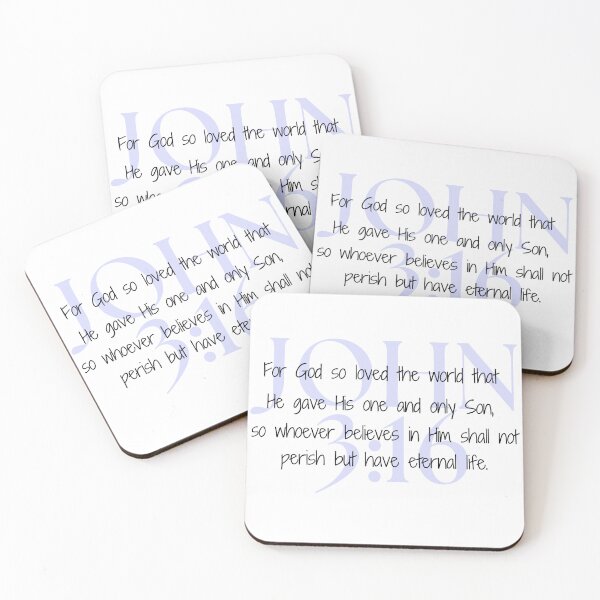 Item preview, John 3:16 Bible Verse designed and sold by call-emily.