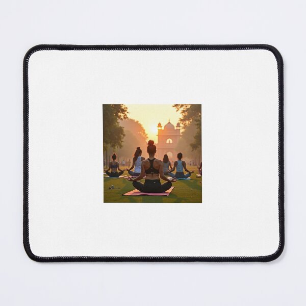 Item preview, Sunrise Yoga at Lodhi Garden – Serene & Modern Vibes designed and sold by Srahul.