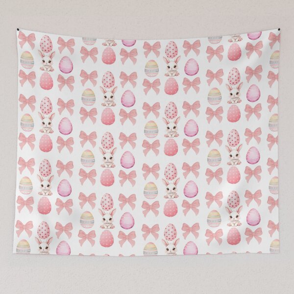 Item preview, Coquette Easter Bunny & Bows designed and sold by InspireHubWear.