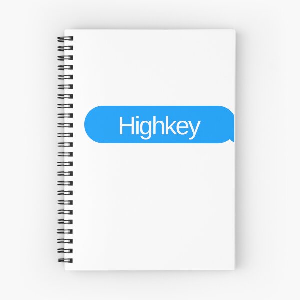 Item preview,  Highkey iMessage Message – Minimalist & Aesthetic designed and sold by HSisterhood.