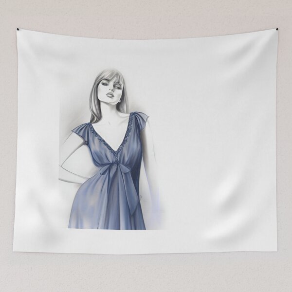 Item preview, Fashion illustration designed and sold by Helenafashion.