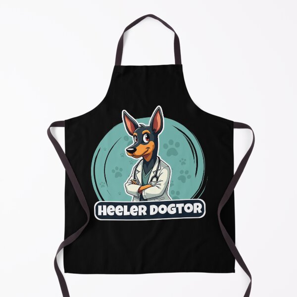 Aperçu de l'œuvre Lancashire Heeler Dogtor Autocollant drôle pour les amateurs de Heeler créée et vendue par SaavedraDesign.