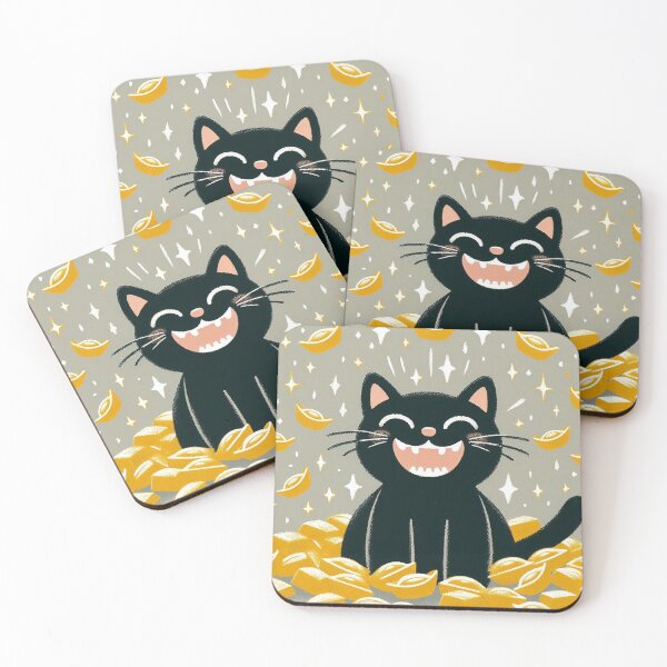Item preview, Cat's Gold Coin Mountain designed and sold by zzz888.