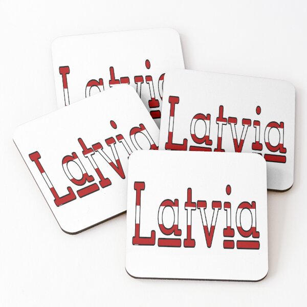 Item preview, Latvia Font With Latvian Flag designed and sold by Havocgirl.