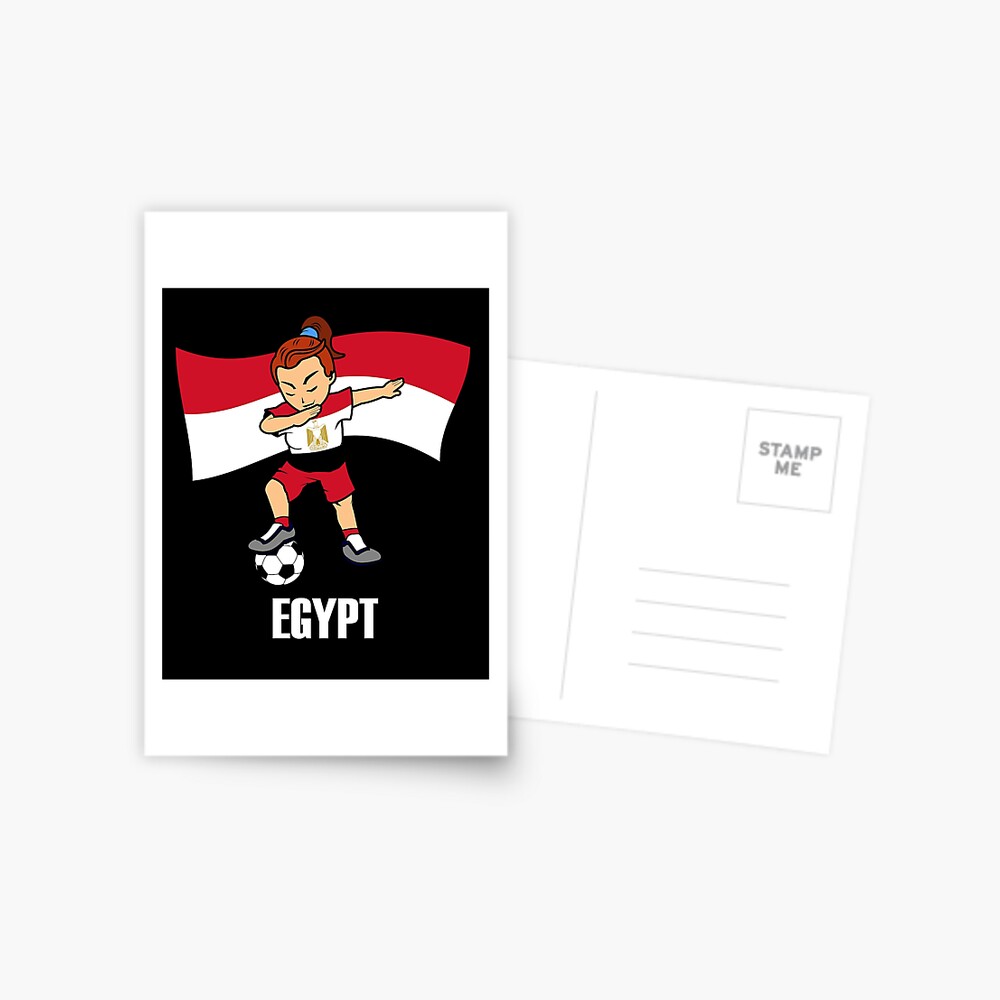 Dabbing Soccer Girl Egypt Soccer Jersey Shirt Egyptian Flag Sticker for  Sale by CreativeStrike