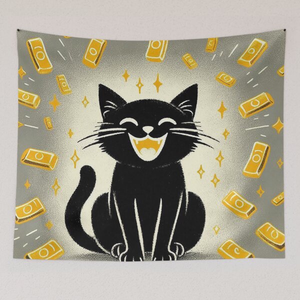 Item preview, Laughing Cat's Golden Shower designed and sold by zzz888.