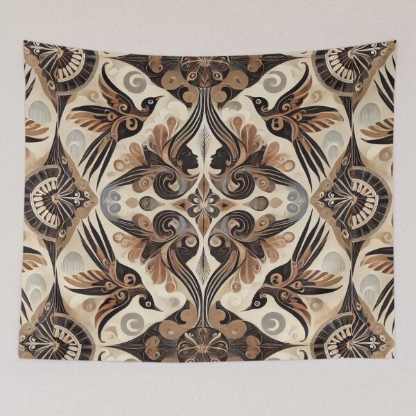Item preview, Māori-Inspired Ornate Symmetry designed and sold by Wiredart.
