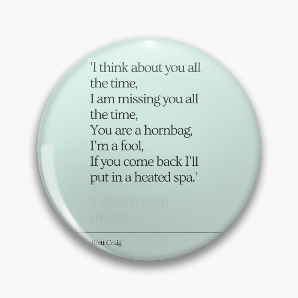 Item preview, Brett's Apology - Kath and Kim designed and sold by MLB Designs.