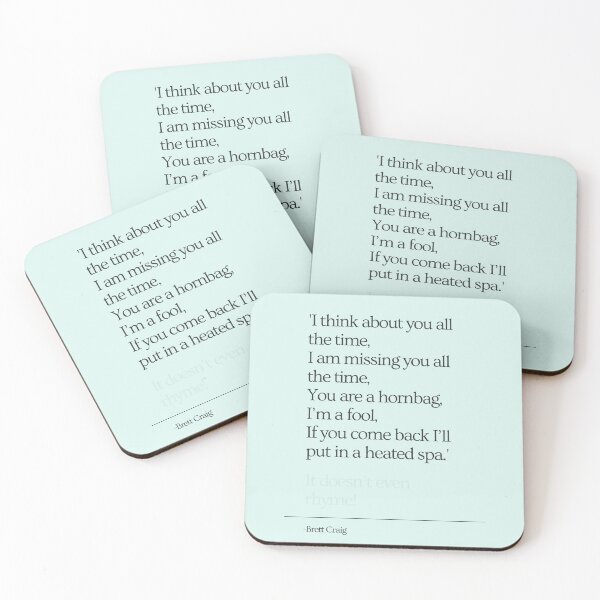 Item preview, Brett's Apology - Kath and Kim designed and sold by MLB Designs.