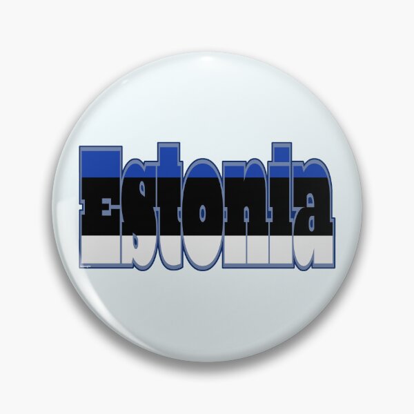 Item preview, Estonia Font with Estonian Flag designed and sold by Havocgirl.
