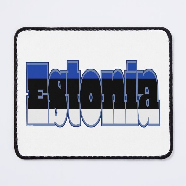 Item preview, Estonia Font with Estonian Flag designed and sold by Havocgirl.