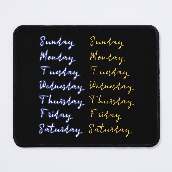 Item preview, days of the week designed and sold by zzzozzo.