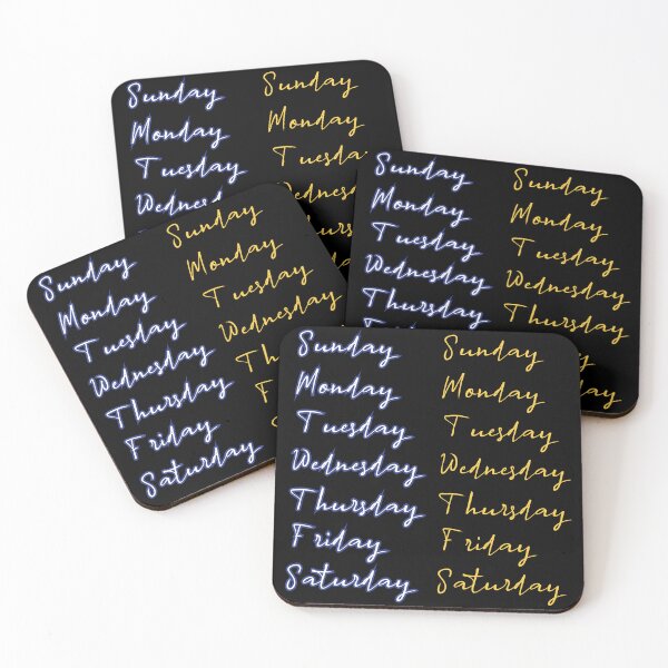 Item preview, days of the week designed and sold by zzzozzo.
