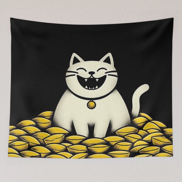 Item preview, Gold Fortune Feline designed and sold by zzz888.