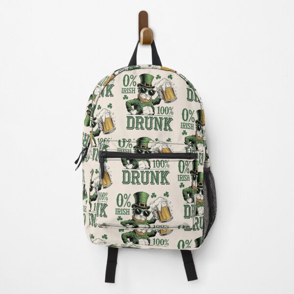 Item preview, 0% Irish, 100% Drunk – Funny St. Patrick’s Day Design designed and sold by Rajasekar.