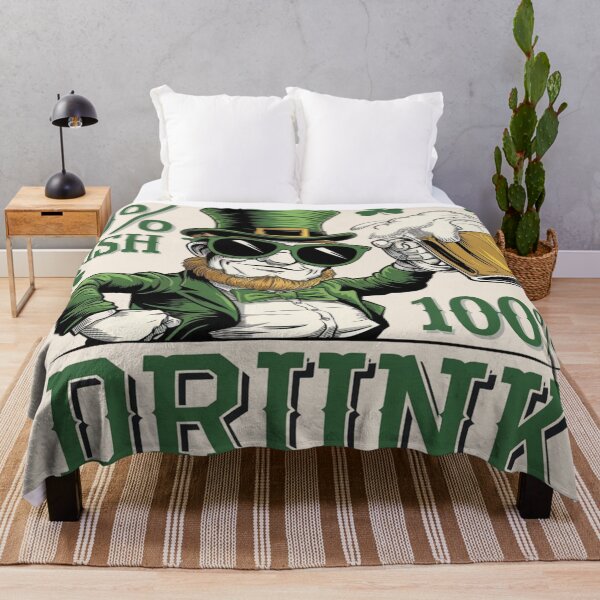 Item preview, 0% Irish, 100% Drunk – Funny St. Patrick’s Day Design  designed and sold by Rajasekar.