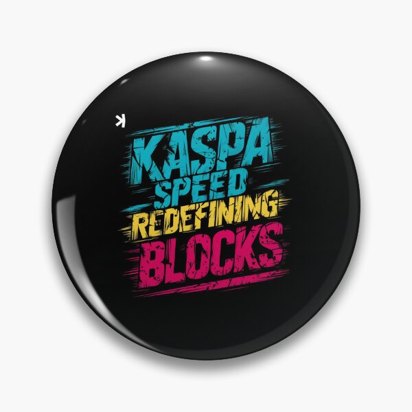 Item preview, Kaspa Momentum Pushing Forward in Crypto designed and sold by RadDeck.