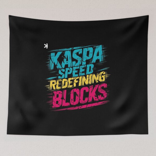 Item preview, Kaspa Momentum Pushing Forward in Crypto designed and sold by RadDeck.