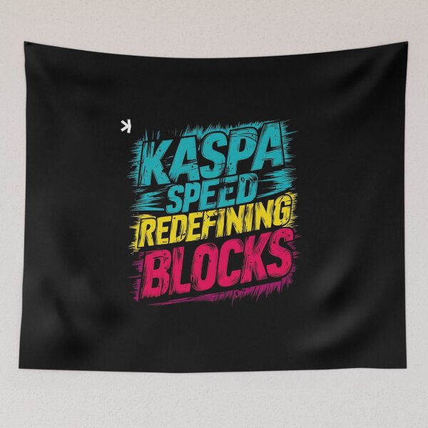 Item preview, Kaspa Zenith Reaching the Peak of Blockchain designed and sold by RadDeck.