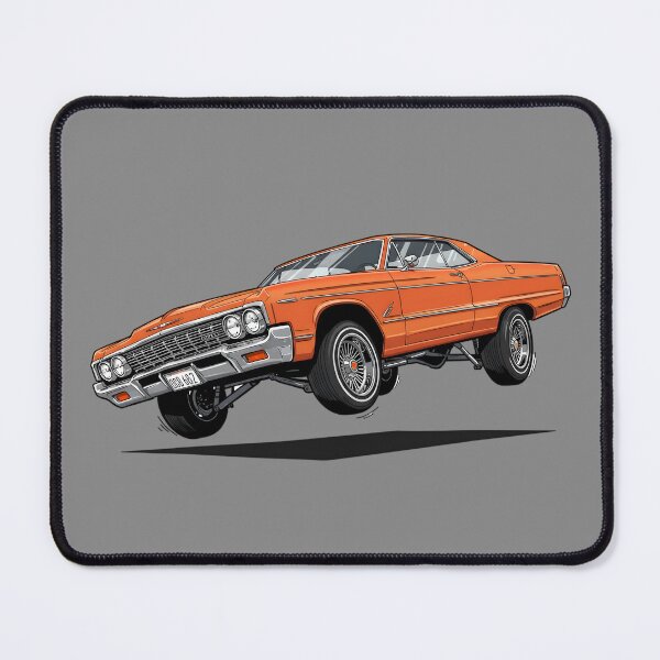 Artikelvorschau, Orange Bounce: Springende Lowrider-Kunst der 1960er entworfen und verkauft von Brendan Arthur Ring.