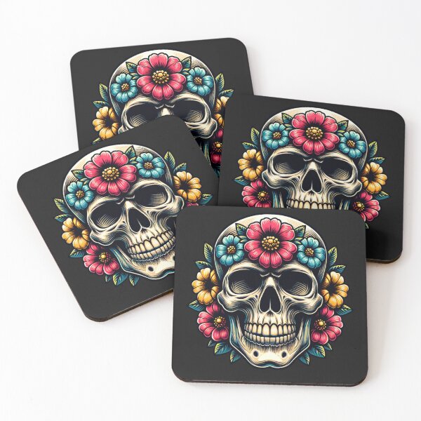 Item preview, Skull & Flowers – Dark Beauty Inspired by MrBallen Stories designed and sold by DARK_NOVA.